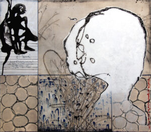 Le parfum du bonheur est plus fort sous la pluie-140x1606.500 € (chez Dessers Galerie, Hasselt)