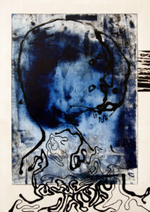 Sacré bleu-120X854.300 €  (chez MOB-ART Studio, Luxembourg)